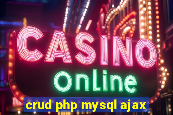 crud php mysql ajax